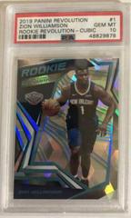 Zion Williamson [Cubic] #1 Basketball Cards 2019 Panini Revolution Rookie Revolution Prices