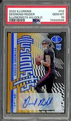 Desmond Ridder [Autograph Gold] #I-12 Football Cards 2022 Panini Illusions Illusionists Prices
