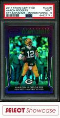 Aaron Rodgers [Mirror Purple] #12 Football Cards 2017 Panini Certified Prices