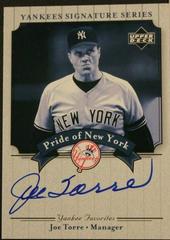Joe Torre #PN-JT Baseball Cards 2003 Upper Deck Yankees Signature Series Pride of NY Autograph Prices