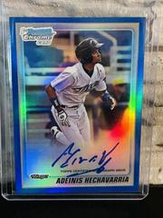 Adeinis Hechavarria [Blue Refractor Autograph] #BCP198 Baseball Cards 2010 Bowman Chrome Prospects Prices