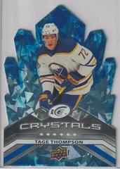 Tage Thompson Hockey Cards 2021 Upper Deck Ice Crystals Prices