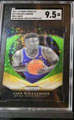 Zion Williamson [Neon Green Circles] Basketball Cards 2021 Panini Prizm Draft Picks Brilliance Prices