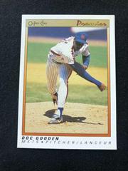 Doc Gooden Baseball Cards 1991 O Pee Chee Premier Prices