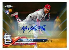 Miles Mikolas [Gold Refractor] #MMI Baseball Cards 2018 Topps Chrome Update Autographs Prices
