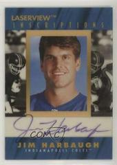 Jim Harbaugh Football Cards 1996 Pinnacle Laser View Inscriptions Autographs Prices