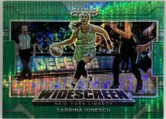 Sabrina Ionescu [Green Pulsar] #3 Basketball Cards 2022 Panini Prizm WNBA Widescreen Prices