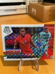 Renato Sanches [White] Soccer Cards 2021 Panini Mosaic Road to FIFA World Cup Montage Prices