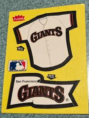 Giants “Jersey, pennant sticker” Baseball Cards 1985 Fleer Prices