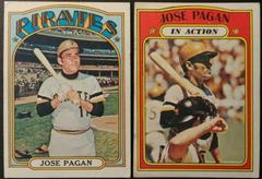 Jose Pagan [In Action] #702 Baseball Cards 1972 Topps Prices