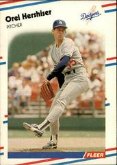 Orel Hershiser Baseball Cards 1988 Fleer Prices