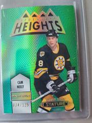 Cam Neely [Green] #LH-1 Hockey Cards 2021 Upper Deck Stature Legendary Heights Prices