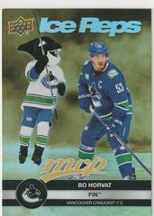 Bo Horvat, Fin The Whale [Gold] Hockey Cards 2023 Upper Deck MVP Ice Reps Prices