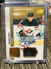 Joshua Roy [Autograph Patch] #80 Hockey Cards 2023 Upper Deck Team Canada Juniors Prices