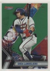 Shea Langeliers [Green Refractor] Baseball Cards 2019 Bowman's Best Top Prospects Prices