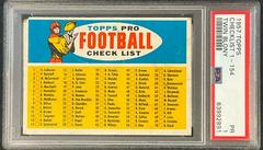 Checklist 1-54 [Twin Blony] Football Cards 1957 Topps Prices