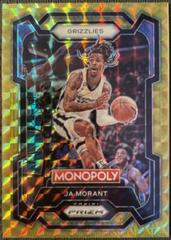 Ja Morant [Gold] Basketball Cards 2023 Panini Prizm Monopoly Prices