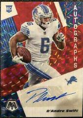 D'Andre Swift Football Cards 2020 Panini Mosaic Rookie Autographs Prices