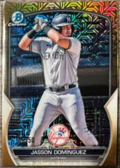 Jasson Dominguez [Mega Box Mojo Gold] #BCP-18 Baseball Cards 2023 Bowman Chrome Prospects Prices