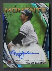 Reggie Jackson #FMA-RJ Baseball Cards 2021 Topps Finest Moments Autographs Prices