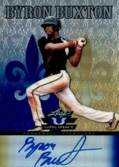 Byron Buxton [Blue Autograph] #VABB1 Baseball Cards 2012 Leaf Valiant Prices