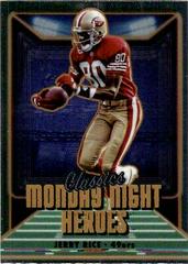Jerry Rice Football Cards 2022 Panini Classics Monday Night Heroes Prices