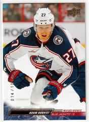 Adam Boqvist [Exclusives] #543 Hockey Cards 2022 Upper Deck Prices