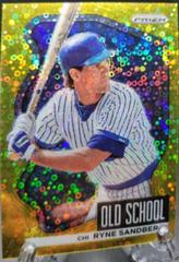 Ryne Sandberg [Gold Donut Circles Prizm] #OS-4 Baseball Cards 2022 Panini Prizm Old School Prices