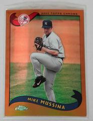 Mike Mussina #20 Baseball Cards 2002 Topps Chrome Prices