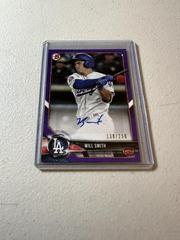 Will Smith [Purple] Baseball Cards 2018 Bowman Paper Prospects Autographs Prices