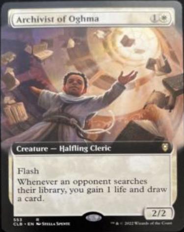 Archivist Of Oghma Extended Art Prices Magic Commander Legends Battle For Baldur S