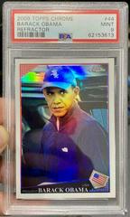 Barack Obama [Refractor] #44 Baseball Cards 2009 Topps Chrome Prices