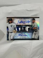 Oswald Peraza, Anthony Volpe [Autograph] #PPR-VP Baseball Cards 2023 Bowman Platinum Pairings Patch Relics Prices