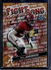 Will Anderson [Orange] #FS-19 Football Cards 2022 Bowman's Best University Fight Song Prices