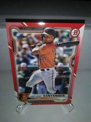 Anthony Santander [Red] #3 Baseball Cards 2021 Bowman Prices