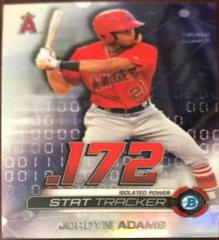 Jordyn Adams #JA Baseball Cards 2019 Bowman Chrome Stat Tracker Prices