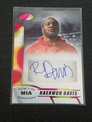 Raekwon Davis [Kaleidoscope] #ASP-21 Football Cards 2020 Sage Aspire Prices