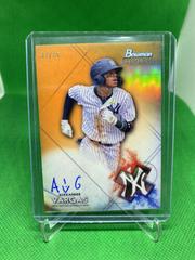 Alexander Vargas [Orange Refractor] #BSPA-AV Baseball Cards 2021 Bowman Sterling Prospect Autographs Prices