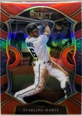 Starling Marte [Red] #1 Baseball Cards 2021 Panini Select Prices
