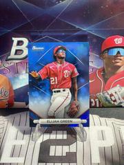 Elijah Green [Blue] Baseball Cards 2023 Bowman Sterling Prices