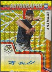 Kyle Muller [Choice Fusion Red and Yellow] #RAM-KM Baseball Cards 2022 Panini Mosaic Rookie Autographs Prices