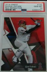 Shohei Ohtani [Red Refractor] #100 Baseball Cards 2018 Topps Finest Prices