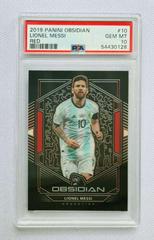Lionel Messi [Red] Soccer Cards 2019 Panini Obsidian Prices