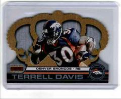 Terrell Davis [Premiere Date] #45 Football Cards 2001 Pacific Crown Royale Prices