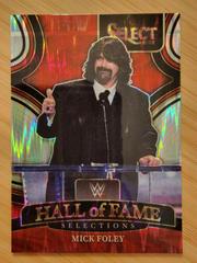 Mick Foley [Flash Prizm] Wrestling Cards 2022 Panini Select WWE Hall of Fame Selections Prices