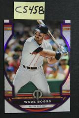 Wade Boggs [Purple] #7 Baseball Cards 2023 Topps Tribute Prices