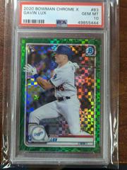 Gavin Lux [X Green Xfractor] #83 Baseball Cards 2020 Bowman Chrome Prices