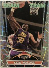 Karl Malone Basketball Cards 1992 Stadium Club Beam Team Prices