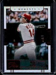 Pete Rose [Red] #MO1 Baseball Cards 2023 Panini Three and Two Moments Prices