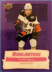 Trevor Zegras [Pink] #HL-25 Hockey Cards 2022 Upper Deck Highlighters Prices